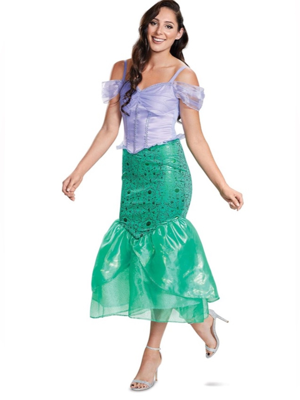 Disguise x Disney Women's Ariel Deluxe Adult Classic Costume NWOT Size: L